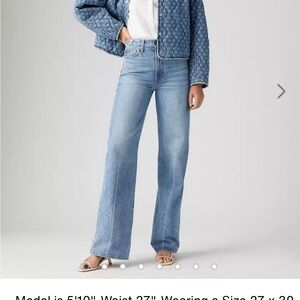 Levi’s Wide leg Ribcage - Far and Wide- light wash